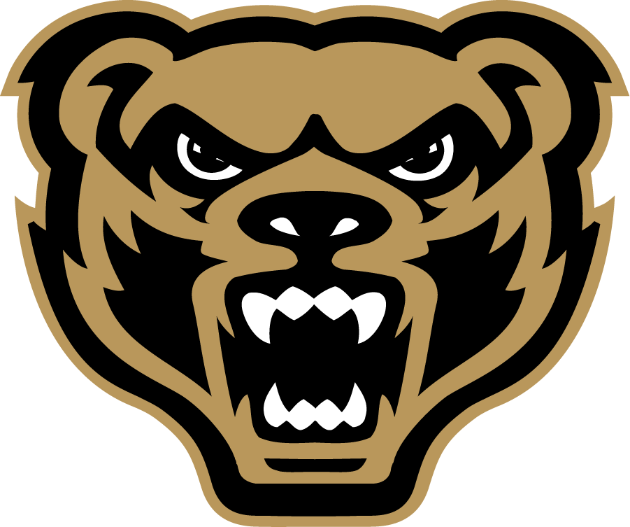 Oakland Golden Grizzlies 2021-Pres Primary Logo iron on transfers for T-shirts